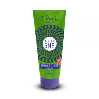 Гель для душа с успокаивающим действием после солнца и защитой от комаров All In One Shower Gel That'so 200 мл