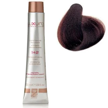 Стойкая крем-краска Светлый кариока каштан 5.23 Luxury Hair Color Light Carioca Brown 5.23 Green Light 100 мл