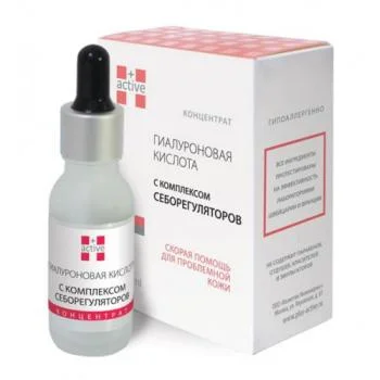 Низкомолекулярная Гиалуроновая кислота с комплексом себорегуляторов Active+ 20 мл