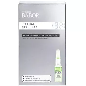 Бифазные ампулы с лифтинговым эффектом Контроль молодости Lifting Cellular Youth Control Bi-Phase Ampoule Babor