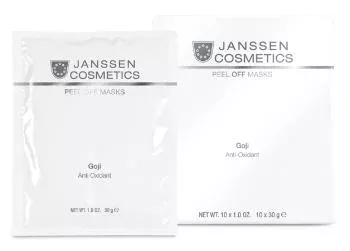 Антиоксидантная альгинатная anti-age маска с облепихой и ягодами годжи Goji Anti Oxidant Janssen Cosmetics 10*30 г