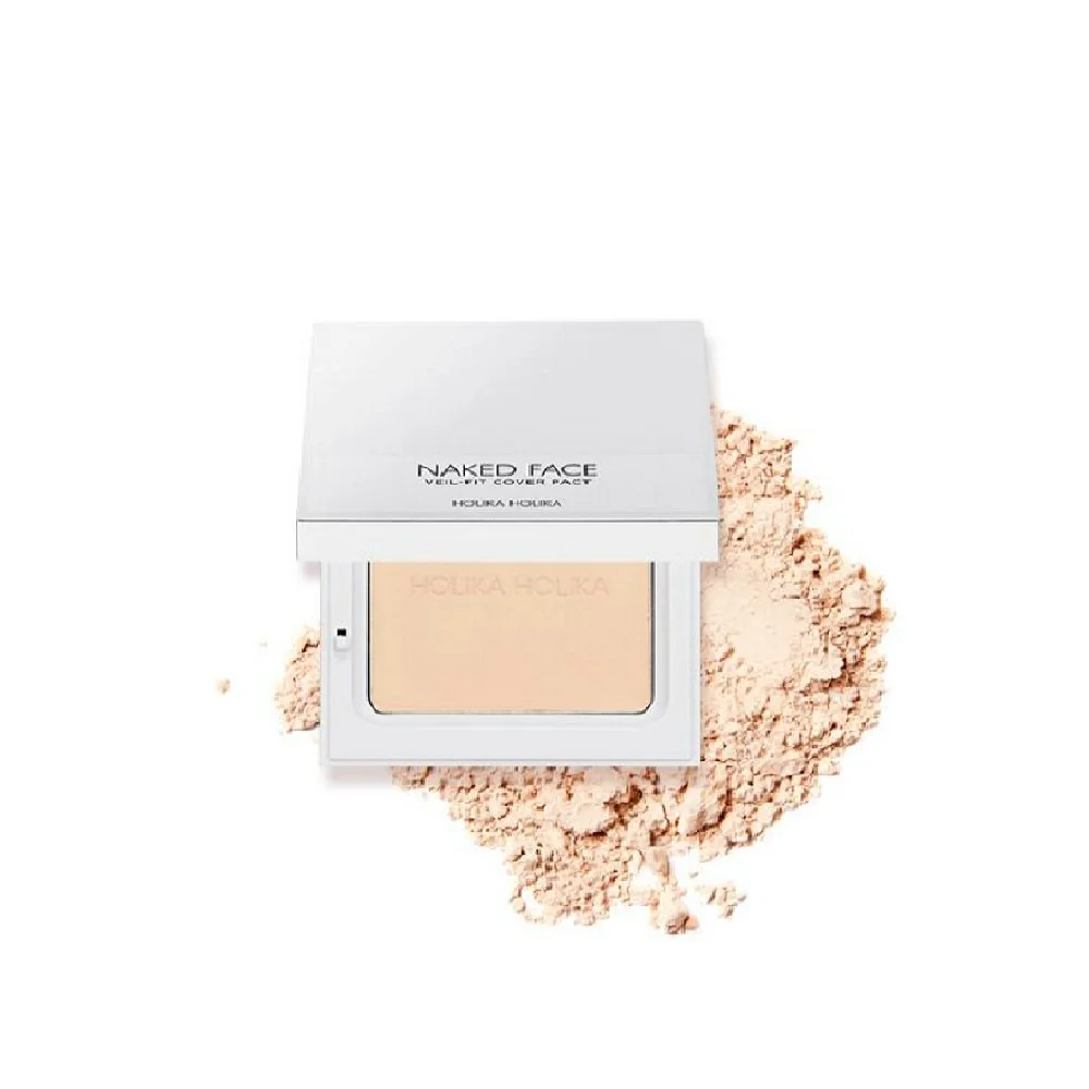 Компактная пудра для лица Naked Face Veil-Fit Cover Pact