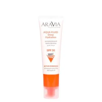Увлажняющий крем-флюид для лица DEEP HYDRATION AQUA FLUID SPF 30 Aravia 50 мл