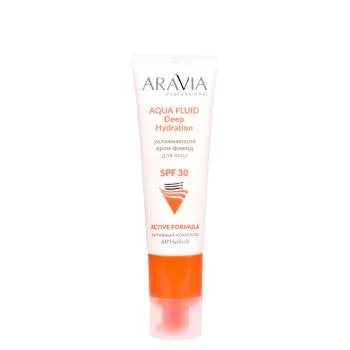 Увлажняющий крем-флюид для лица DEEP HYDRATION AQUA FLUID SPF 30 Aravia 50 мл