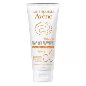 Солнцезащитное молочко SPF 50 c минеральным экраном Avene