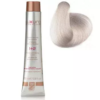 Стойкая крем-краска Экстремальный пепельный блондин 11.1 Luxury Hair Color Extreme Ash Blond 11.1 Green Light 100 мл