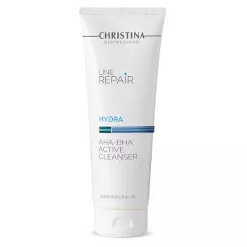 Очищающий активный гель с AHA-BHA кислотами Hydra AHA-BHA Active Cleanser Christina