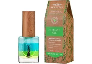 Трёхфазное масло для ногтей и кутикулы Увлажняющий коктейль Nail and Cuticle Oil Three Phase Oil Berenice 1 шт