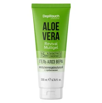 Гель алоэ вера мультифункциональный с пребиотиками Depiltouch