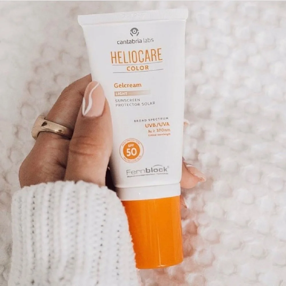 Тональный солнцезащитный гель-крем с СЗФ 50 натуральный Heliocare Color Gelcream Light SPF 50