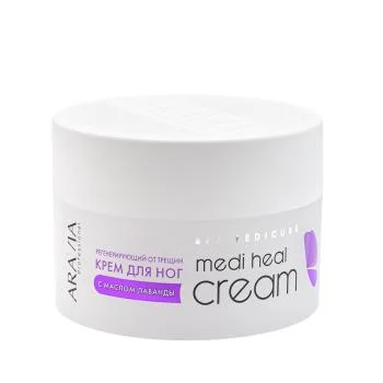 Регенерирующий крем от трещин с маслом лаванды Medi Heal Cream Aravia 150 мл