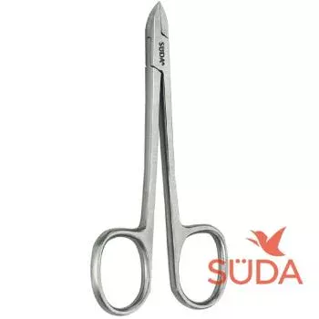 Прямые щипцы для кутикулы и ногтей с лезвием 10 мм Excalibur Suda