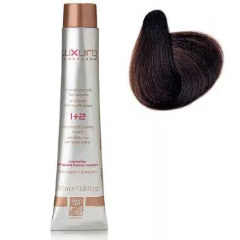 Стойкая крем-краска Золотой каштан 4.3 Luxury Hair Color Golden Brown 4.3 Green Light 100 мл