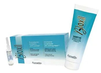Лосьон против выпадения с экстрактами трав Lotino Bioxil FarmaVita 12*8 мл