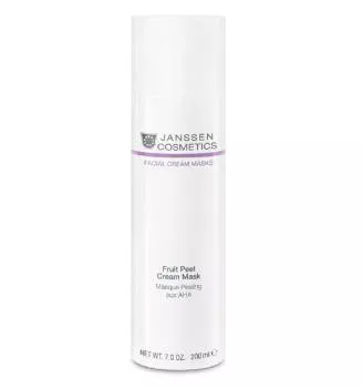 Очищающая крем-маска с AHA-кислотами Fruit Peel Cream Mask Janssen Cosmetics 200 мл