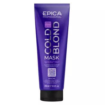 Маска для нейтрализации тёплых оттенков Cold Blond Pro Epica 250 мл