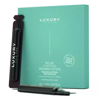 Лосьон против выпадения волос для мужчин Relive Fiale Anticaduta Uomo Green Light 12*7 мл