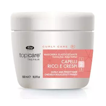 Разглаж. маска для вьющихся волос Тор Care Repair Elasticising Mask Curly and Frizzy Hair Lisap Milano