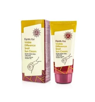 Солнцезащитный крем с экстрактом улитки SPF50 PA+++ FarmStay 70 г