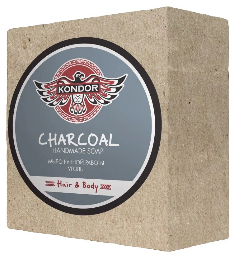 Мыло ручной работы Уголь Hair&Body