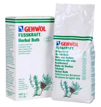 Травяная ванна Fusskraft Krauterbad Gehwol