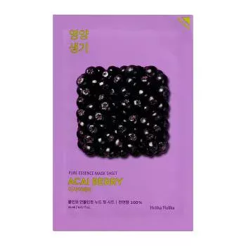 Витаминизирующая маска Ягоды асаи Pure Essence Mask Sheet Acai Berry Holika Holika 23 мл Витаминизирующая маска Ягоды асаи Pure Essence Mask Sheet Acai Berry Holika Holika 23 мл
