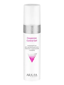 Очищающий гель для чувствительной кожи склонной к покраснениям и куперозу Couperose Control Gel Aravia