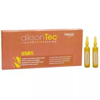 Ампульное средство при любой щелочной обработке волос Setamyl Dikson 12*12 мл