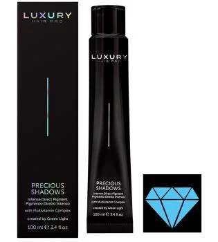 Интенсивный прямой пигмент Драгоценные оттенки Голубой топаз Precious Shadows Blue Sky Topaz Green Light 100 мл