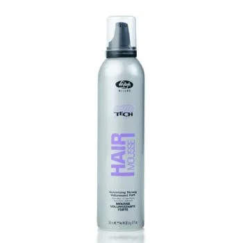 Мусс сильной фиксации для создания объема High Tech Hair Mousse Volumizing Strong Lisap Milano 300 мл