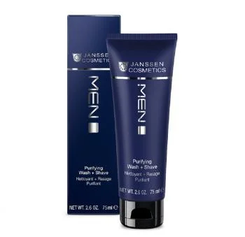 Нежный крем для умывания и бритья Purifying Wash & Shave Janssen Cosmetics 75 мл