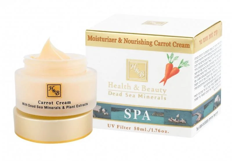 Увлажняющий и питательный морковный крем для лица