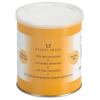 Баночка с воском - желтый Beauty Image 400 мл