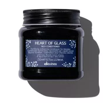 Питательный кондиционер для защиты и сияния блонд Heart Of Glass Rich Conditioner Davines