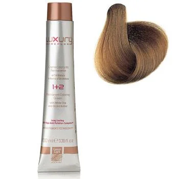 Стойкая крем-краска Экстра интенсивный натуральный блондин 7.00 Luxury Hair Color Extra Intense Natural Blond 7.00 Green Light 100 мл