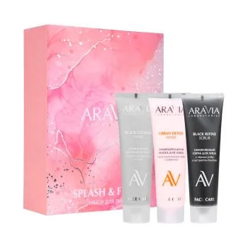 Набор для ухода за кожей лица Splash & Flash Aravia 1 шт
