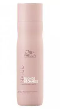Шампунь-нейтрализатор желтизны для холодных светлых оттенков Invigo Blonde Recharge Wella 300 мл