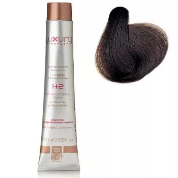 Стойкая крем-краска Теплый светлый каштан 5.003 Luxury Hair Color Warm Light Brown 5.003 Green Light 100 мл