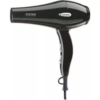 Фен Mega Cosmo 2200 Tormalionic черный HD-NA4422/2 Gamma PIU SRL