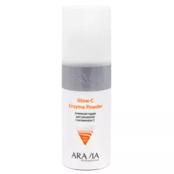 Энзимная пудра для умывания с витамином С Glow-C Enzyme Powder Aravia 150 мл