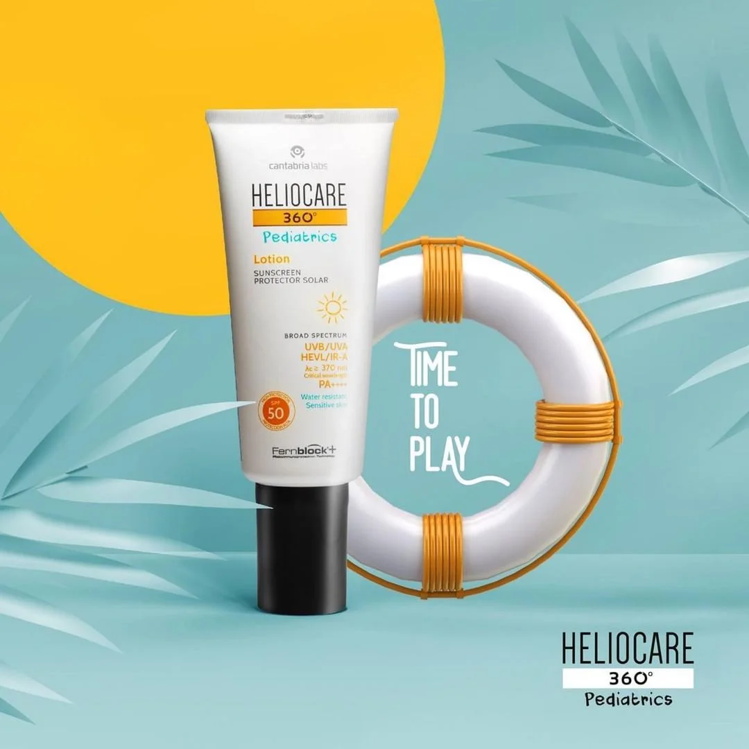 Солнцезащитный лосьон для детей с СПФ 50 Heliocare 360º Pediatrics Lotion Sunscreen SPF 50