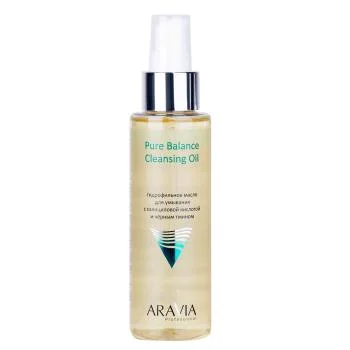 Гидрофильное масло для умывания с салициловой кислотой и чёрным тмином Pure Balance Cleansing Oil Aravia 110 мл