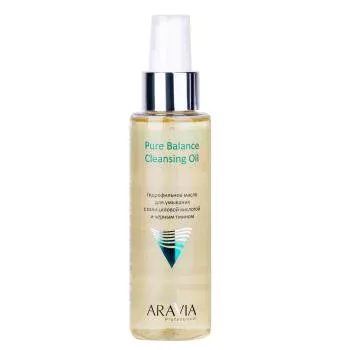 Гидрофильное масло для умывания с салициловой кислотой и чёрным тмином Pure Balance Cleansing Oil Aravia 110 мл