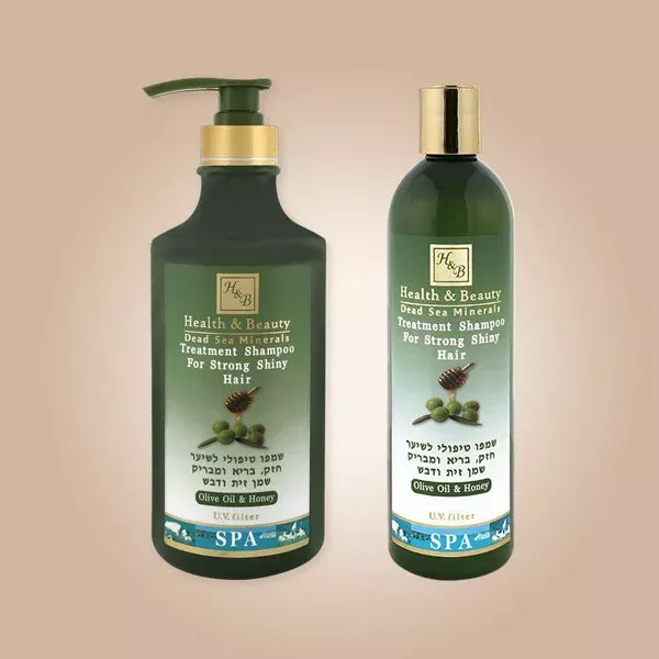 Шампунь  с добавлением оливкового масла и меда