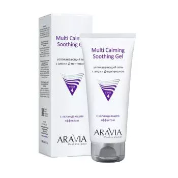 Успокаивающий гель с алоэ и Д-пантенолом Multi Calming Soothing Gel Aravia 200 мл