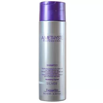 Шампунь для осветленных и седых волос Amethyste Silver Shampoo FarmaVita