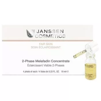 Двухфазный осветляющий комплекс 2-Phase Melafadin Concentrate Janssen Cosmetics 4*10 мл