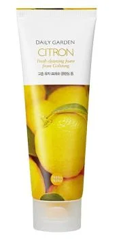 Очищающая пенка с цитрусом Daily Garden Citron Fresh cleansing foam from Goheung Holika Holika 120 мл Очищающая пенка с цитрусом Daily Garden Citron Fresh cleansing foam from Goheung Holika Holika 120 мл