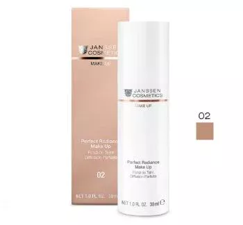 Стойкий тональный крем с UV-защитой SPF-15 для всех типов Олива Perfect Radiance Make-up Janssen Cosmetics