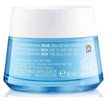 Насыщенный крем для сухой и очень сухой кожи Аквалия Термаль Vichy